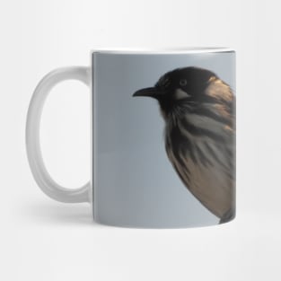 New Holland Honeyeater on a wire Mug